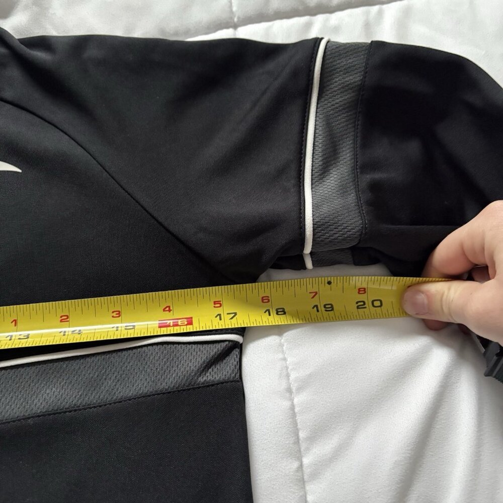 Nike Dri-Fit Long Sleeve Full Zip Jacket Womens Size Large Black Breathable - Picture 5 of 8